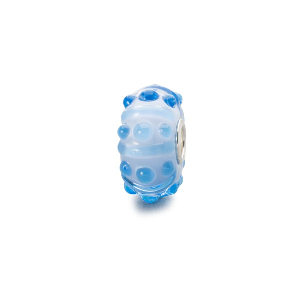 Trollbeads bead in Vetro - Blu Cielo Ref. TGLBE-20119 - TROLLBEADS