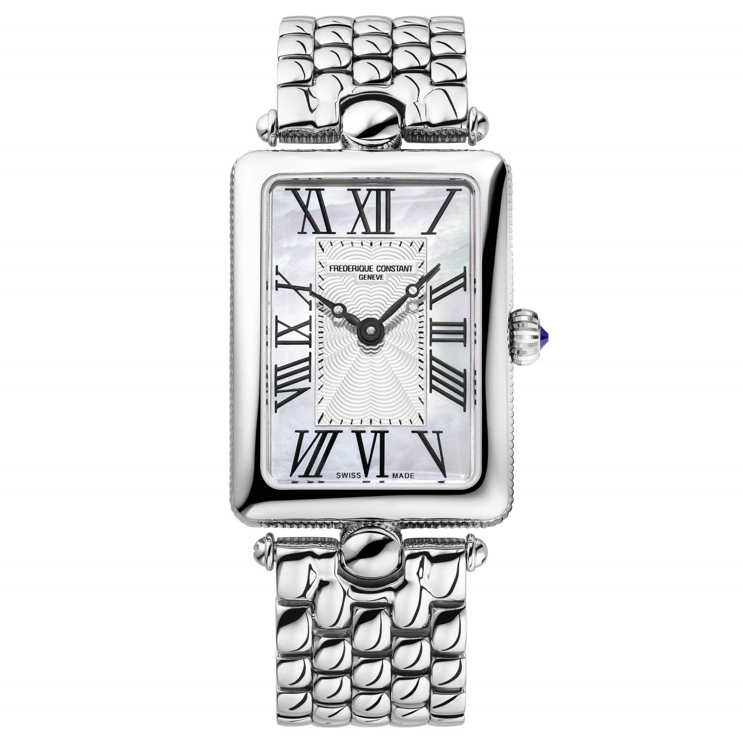 Orologio Frederique Constant Donna Art Deco Carre Ref. FC-200MPW2AC6B - FREDERIQUE CONSTANT