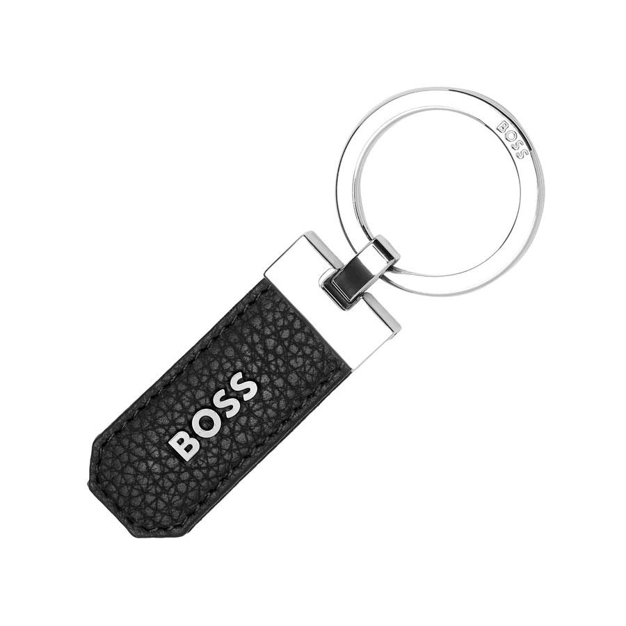 Hugo Boss - Portachiavi Classic Grained Black Ref. HAK416A - HUGO BOSS