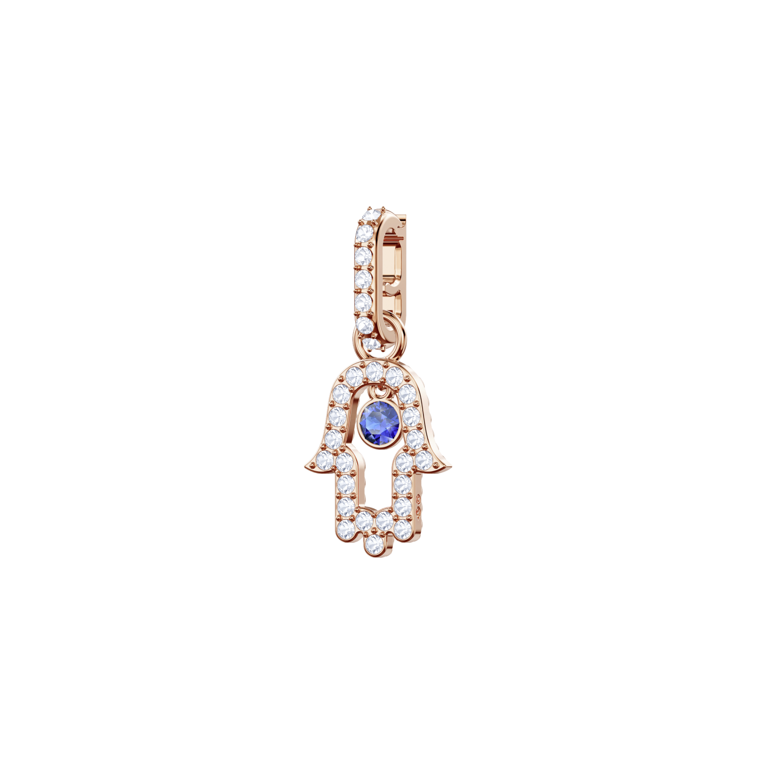 Swarovski - Swarovski Remix Collection Hamsa Hand Charm, multicolore, Placcato oro Rosa Ref. 5434402 - SWAROVSKI