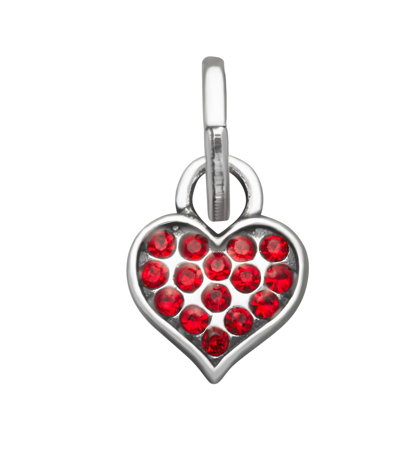 Giovanni Raspini - Mini Charm Cuore Rosso Crystal  Ref. 12164 - GIOVANNI RASPINI