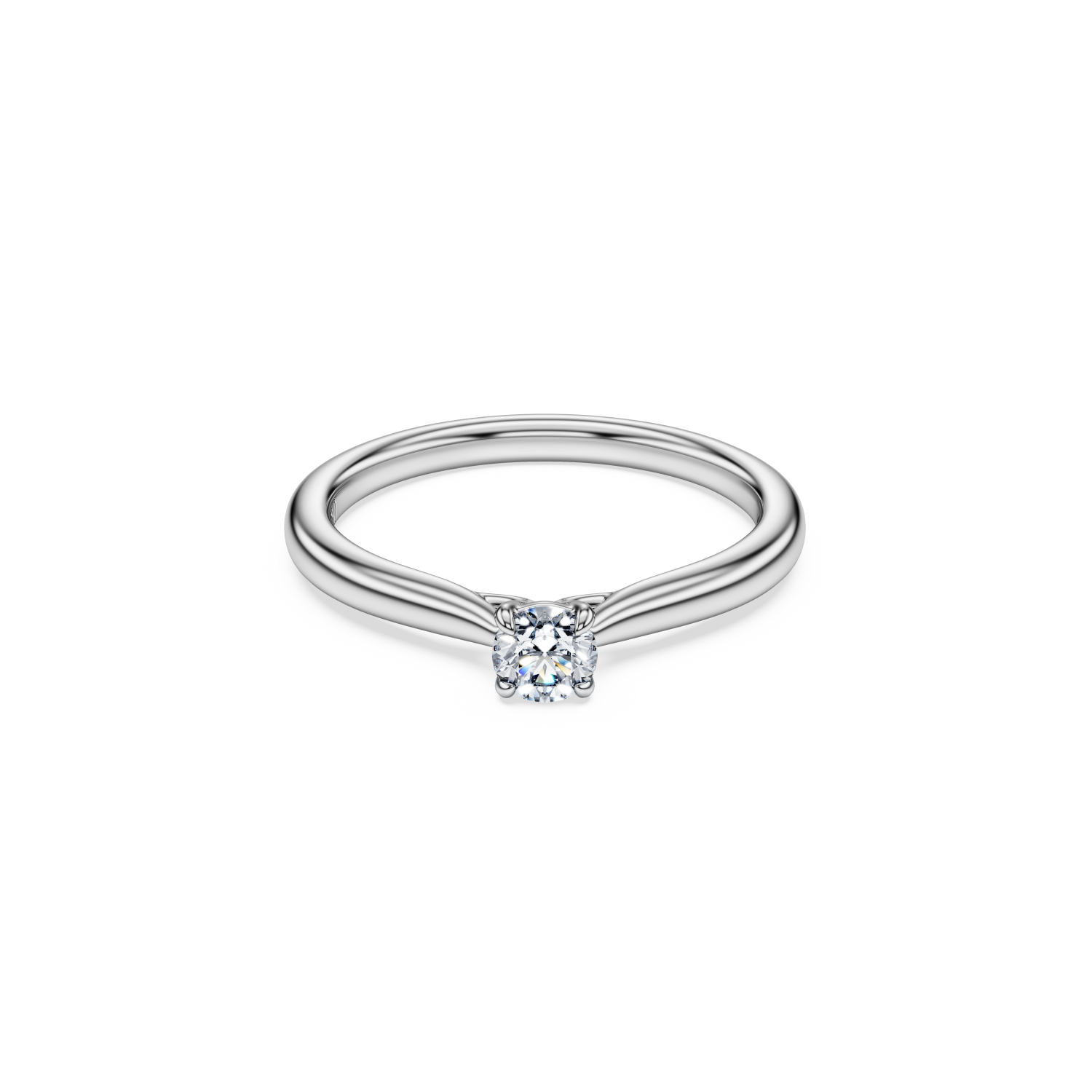 Swarovski - Anello solitario Eternity, Diamanti creati in laboratorio 0,25 ct tw, Argento sterling Ref. 5696900 - SWAROVSKI