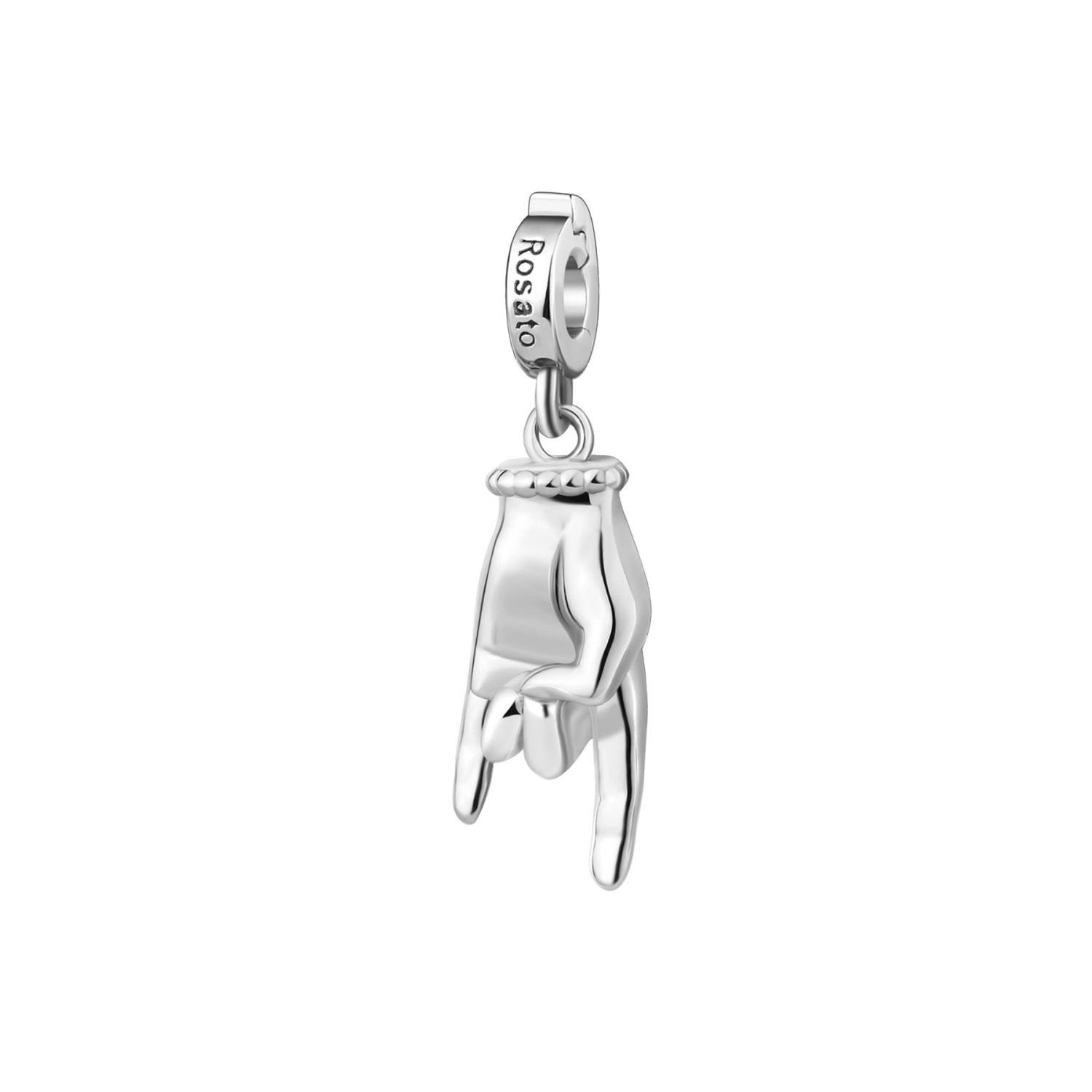 Charm Mano Corna Rosato - Storie Ref. RZ210R - ROSATO