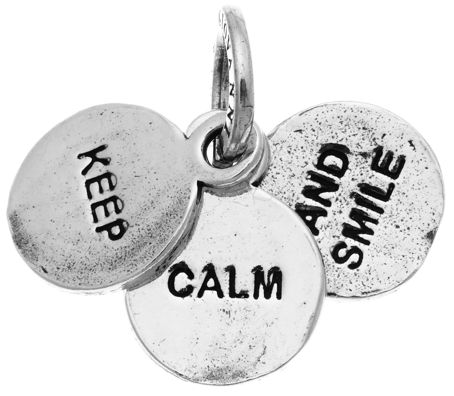 Giovanni Raspini - Charm "Keep Calm And Smile" Ref. 10170 - GIOVANNI RASPINI