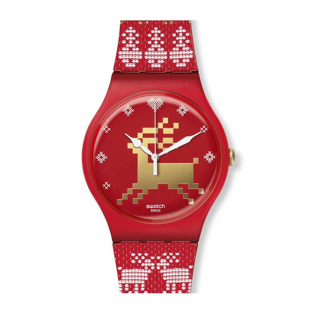 Orologio Swatch RED KNIT Ref. SUOZ172S - SWATCH