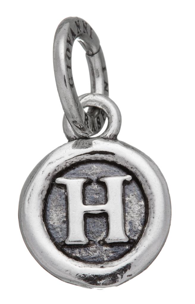 CHARM LETTERA BOTTONE ''H'' - GIOVANNI RASPINI