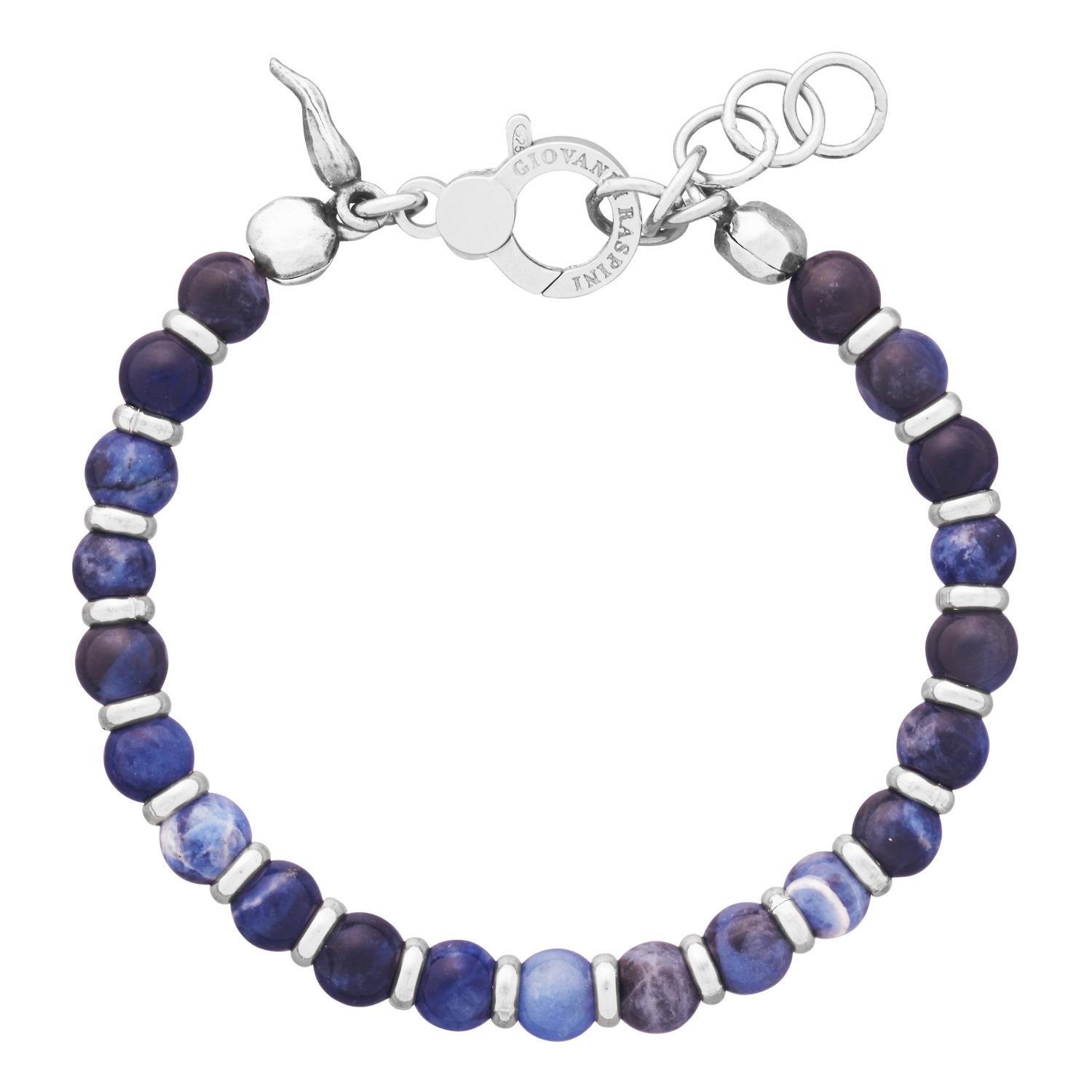 Giovanni Raspini - Bracciale Tango Sodalite 22 cm Ref. 12217L - GIOVANNI RASPINI