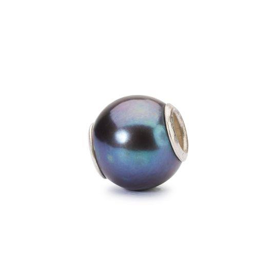 Trollbeads Bead in Argento - Perla Pavone Ref. TAGBE-00131 - TROLLBEADS