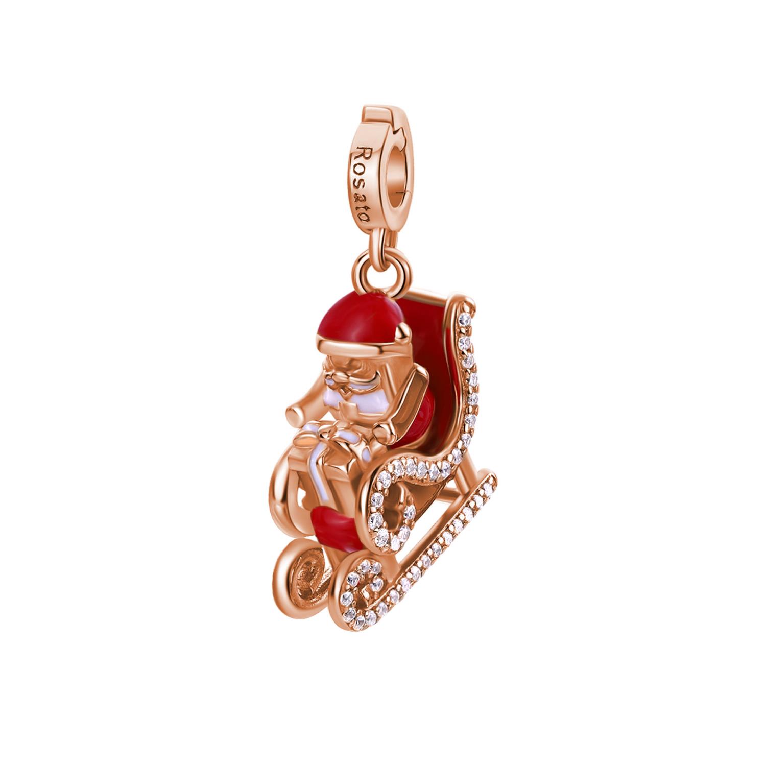 CHARM STORIE ARGENTO 925/1000, GALVANICA ORO ROSA - ROSATO