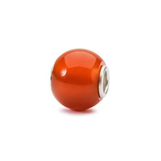 Trollbeads Bead in Pietra Preziosa - Onice Rosso Rotondo Ref. TSTBE-00023 - TROLLBEADS