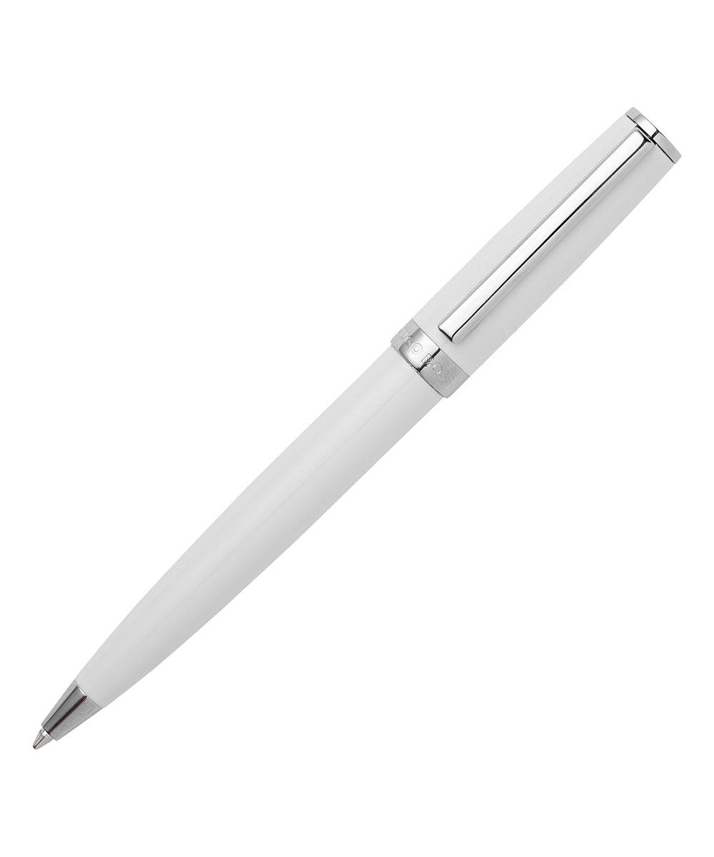 Hugo Boss - Penna a Sfera Icon Gear Bianca Ref. HSN2544G - HUGO BOSS