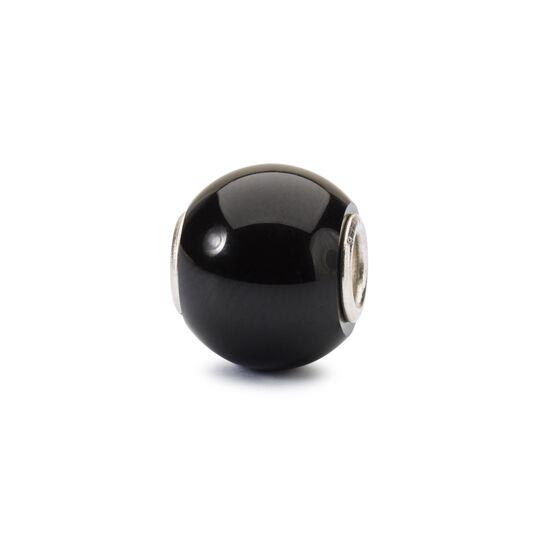 Trollbeads Bead in Pietra Preziosa - Onice Nero Rotondo Ref. TSTBE-00024 - TROLLBEADS