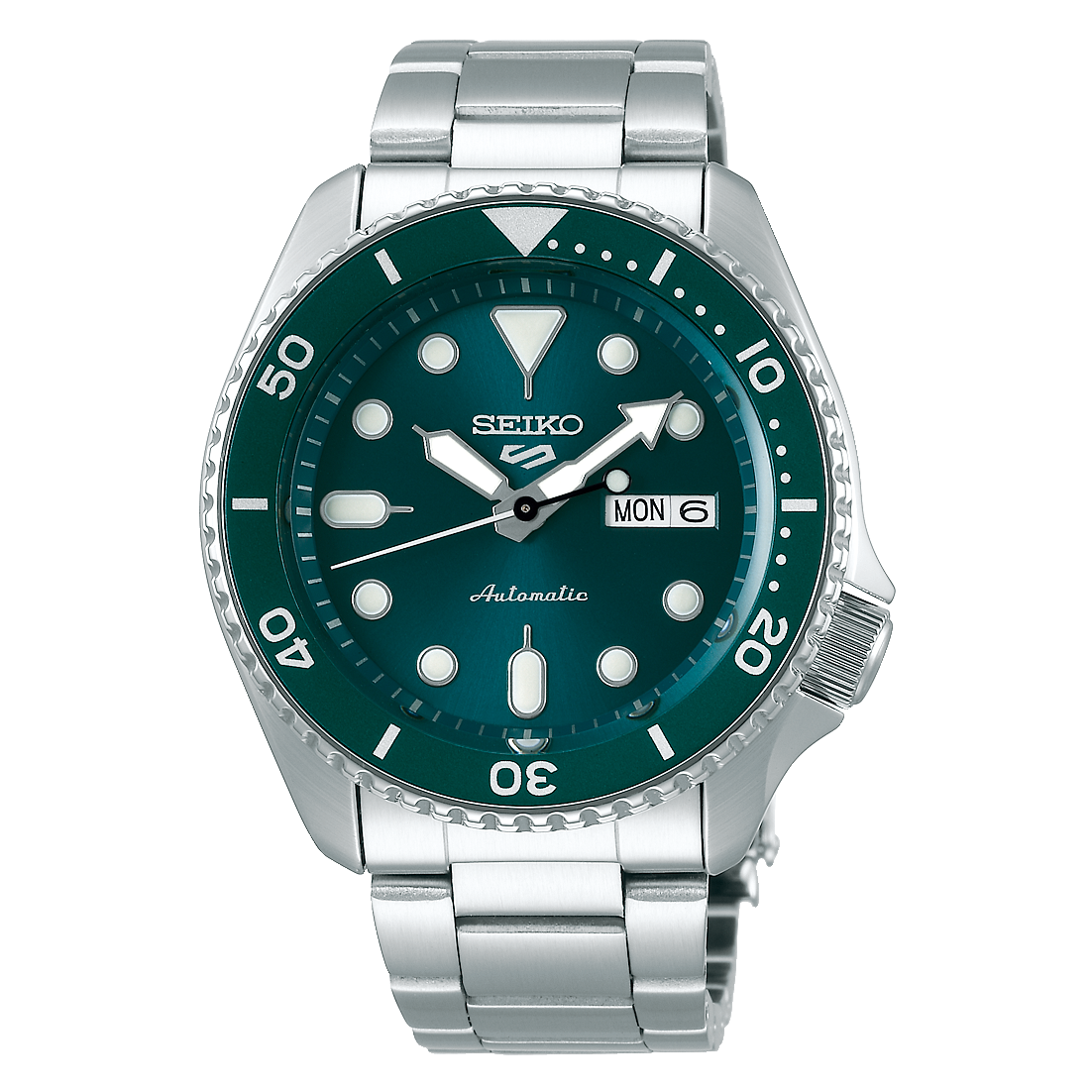 SEIKO 5 SPORT HOMME AUTOMATIQUE VERT ACIER - SEIKO