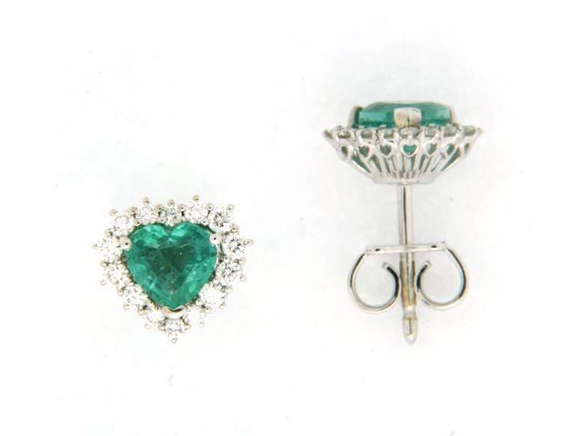Orecchini Recarlo - Smeraldo e Diamanti Ref. E79PN197/SM060 - RECARLO