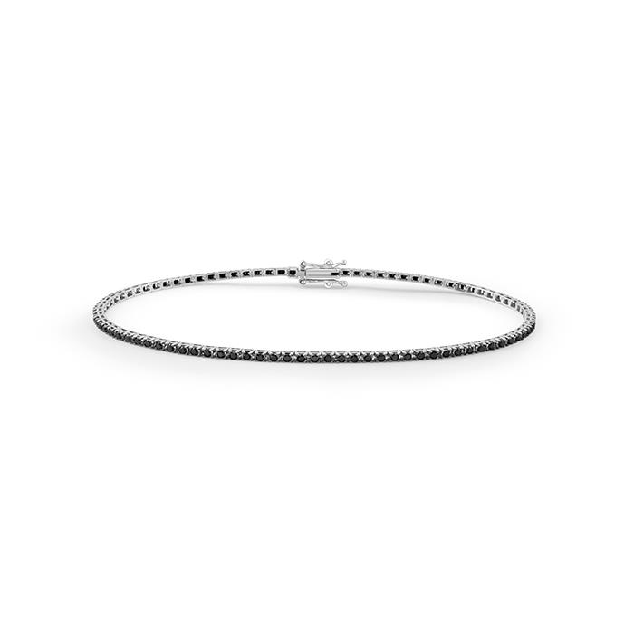 Bracciale Tennis Bliss Marron Glace con Diamanti Black Ref. 20104368 - BLISS