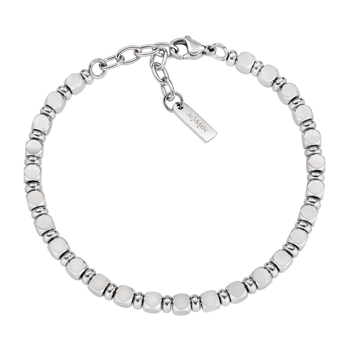 Bracciale Pepite in Acciaio - Amen Collection Ref. ACBR110 - AMEN