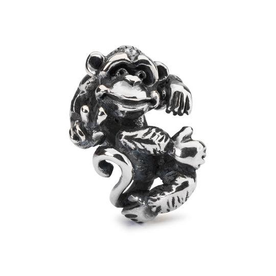 Trollbeads Ritirato - Original Trollbeads Scimmietta della Pace Ref. TAGBE-30148 - TROLLBEADS