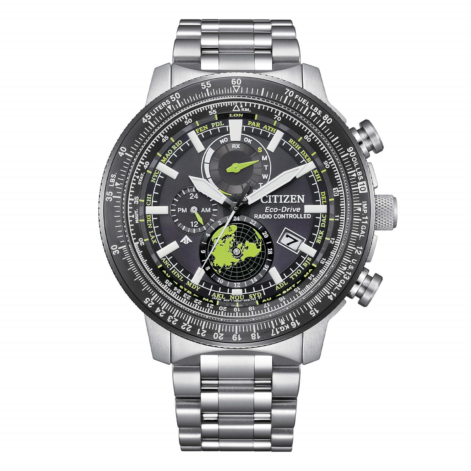 Orologio Citizen Uomo Radocontrollato Eco Drive Geo Trekker Ref. BY3006-53E - CITIZEN